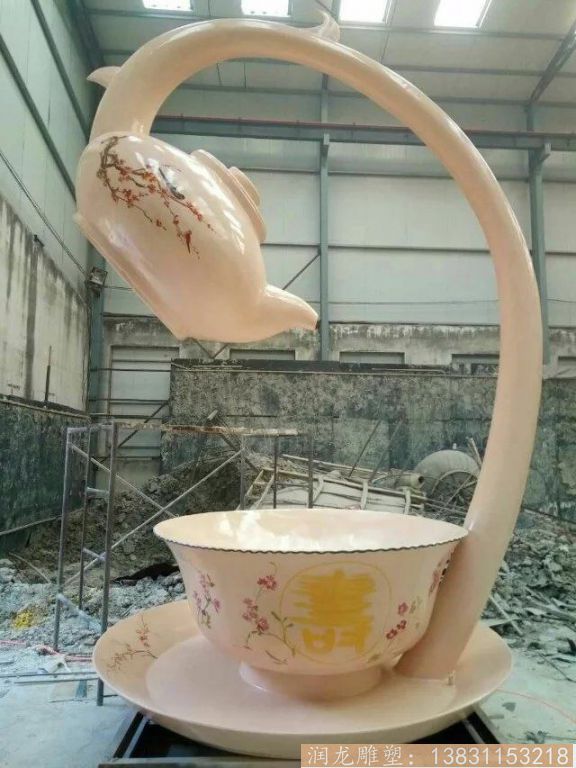 廠家制作不銹鋼茶壺 大型園林景觀雕塑設(shè)計(jì)制作